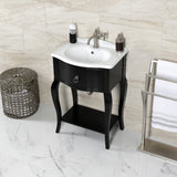 Hamilton One-Handle 1-Hole Bathroom Faucet with Push Pop-Up Drain