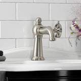 Belknap One-Handle 1-Hole Bathroom Faucet with Push Pop-Up Drain