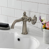 Belknap One-Handle 1-Hole Bathroom Faucet with Push Pop-Up Drain