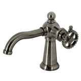 Fuller Single-Handle 1-Hole Deck Mount Bathroom Faucet with Push Pop-Up