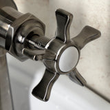 Hamilton Single-Handle 1-Hole Deck Mount Bathroom Faucet with Push Pop-Up