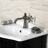 Hamilton One-Handle 1-Hole Bathroom Faucet with Push Pop-Up Drain