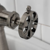 Belknap One-Handle 1-Hole Bathroom Faucet with Push Pop-Up Drain