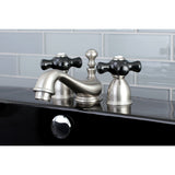 Duchess Two-Handle 3-Hole Deck Mount Mini-Widespread Bathroom Faucet with Brass Pop-Up