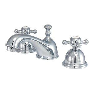 Vintage Two-Handle 3-Hole Deck Mount Widespread Bathroom Faucet with Brass Pop-Up
