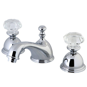 Celebrity Two-Handle 3-Hole Deck Mount Widespread Bathroom Faucet with Brass Pop-Up