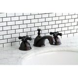 Duchess Two-Handle 3-Hole Deck Mount Widespread Bathroom Faucet with Brass Pop-Up