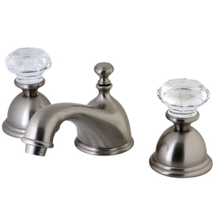 Celebrity Two-Handle 3-Hole Deck Mount Widespread Bathroom Faucet with Brass Pop-Up