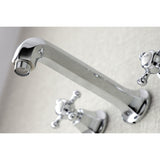 Metropolitan Two-Handle 3-Hole Wall Mount Roman Tub Faucet