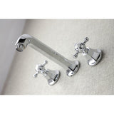 Metropolitan Two-Handle 3-Hole Wall Mount Roman Tub Faucet