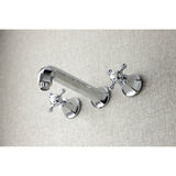 Metropolitan Two-Handle 3-Hole Wall Mount Roman Tub Faucet