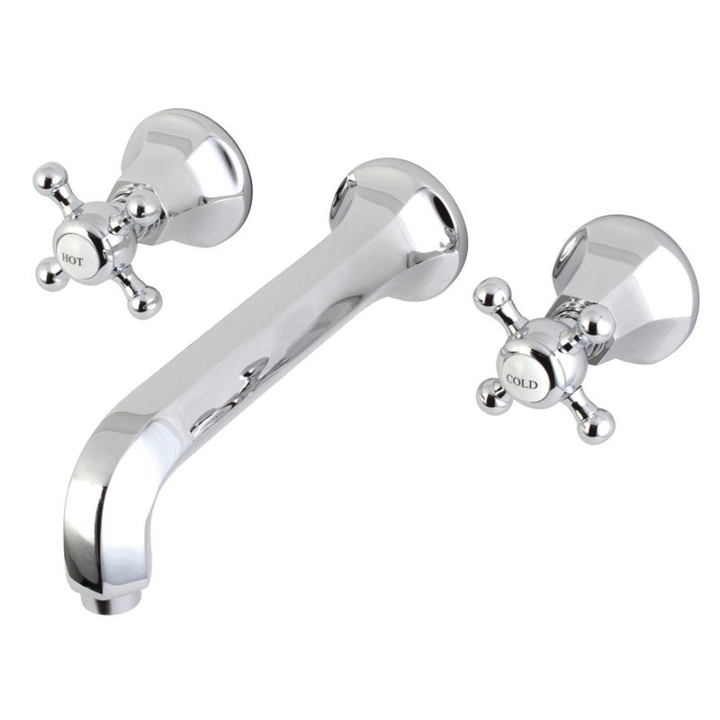 Metropolitan Two-Handle 3-Hole Wall Mount Roman Tub Faucet