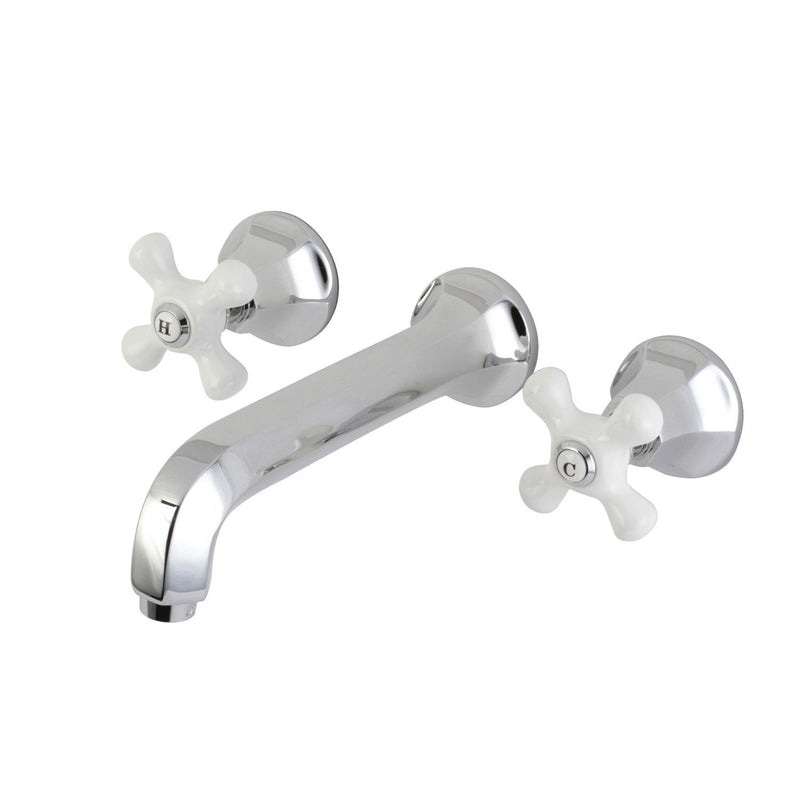 Metropolitan Two-Handle 3-Hole Wall Mount Roman Tub Faucet