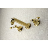 Metropolitan Two-Handle 3-Hole Wall Mount Roman Tub Faucet