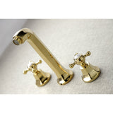 Metropolitan Two-Handle 3-Hole Wall Mount Roman Tub Faucet