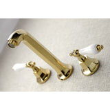 Metropolitan Two-Handle 3-Hole Wall Mount Roman Tub Faucet