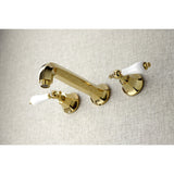 Metropolitan Two-Handle 3-Hole Wall Mount Roman Tub Faucet