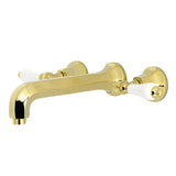 Metropolitan Two-Handle 3-Hole Wall Mount Roman Tub Faucet