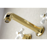 Metropolitan Two-Handle 3-Hole Wall Mount Roman Tub Faucet