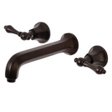 Metropolitan Two-Handle 3-Hole Wall Mount Roman Tub Faucet