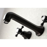 Metropolitan Two-Handle 3-Hole Wall Mount Roman Tub Faucet