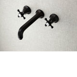 Metropolitan Two-Handle 3-Hole Wall Mount Roman Tub Faucet