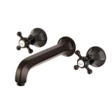 Metropolitan Two-Handle 3-Hole Wall Mount Roman Tub Faucet