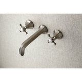 Metropolitan Two-Handle 3-Hole Wall Mount Roman Tub Faucet