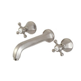 Metropolitan Two-Handle 3-Hole Wall Mount Roman Tub Faucet