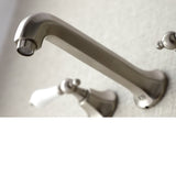 Metropolitan Two-Handle 3-Hole Wall Mount Roman Tub Faucet