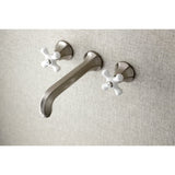 Metropolitan Two-Handle 3-Hole Wall Mount Roman Tub Faucet