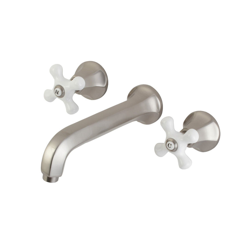 Metropolitan Two-Handle 3-Hole Wall Mount Roman Tub Faucet