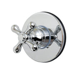 Restoration Single-Handle Six-Way Diverter Valve with Round Trim Kit