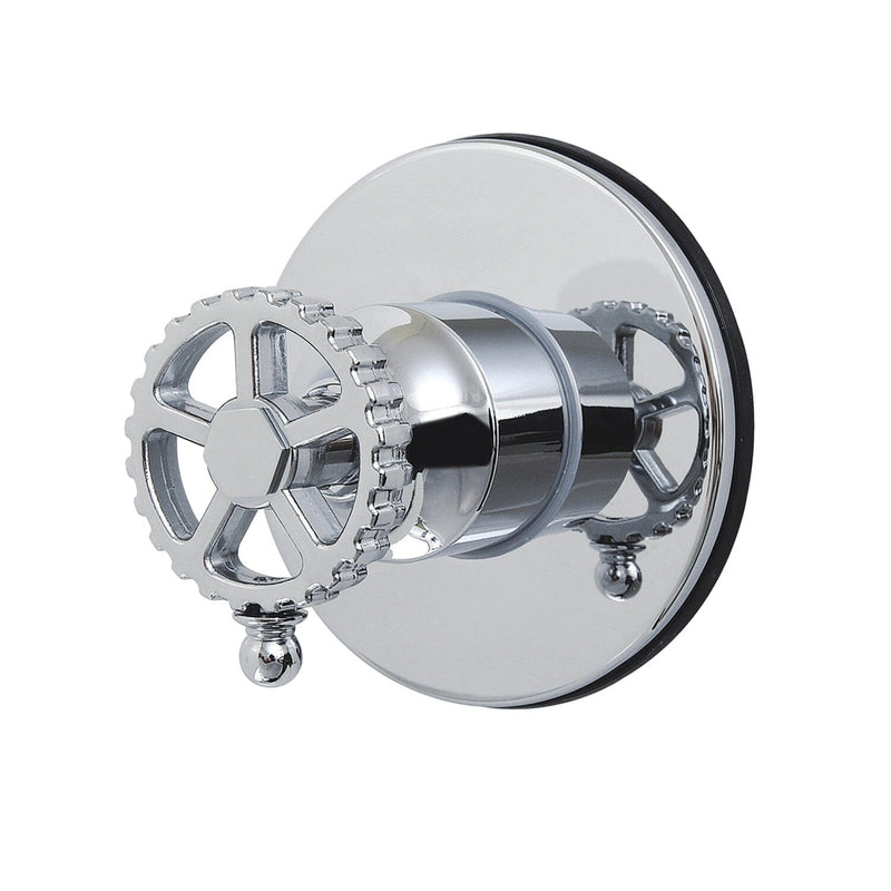 Fuller Single-Handle Six-Way Diverter Valve with Round Trim Kit