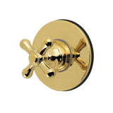 Restoration Single-Handle Six-Way Diverter Valve with Round Trim Kit