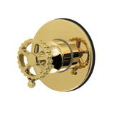 Fuller Single-Handle Six-Way Diverter Valve with Round Trim Kit