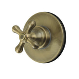 Restoration Single-Handle Six-Way Diverter Valve with Round Trim Kit