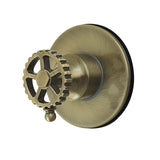 Fuller Single-Handle Six-Way Diverter Valve with Round Trim Kit