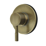 Concord Single-Handle Six-Way Diverter Valve with Round Trim Kit
