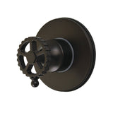 Fuller Single-Handle Six-Way Diverter Valve with Round Trim Kit