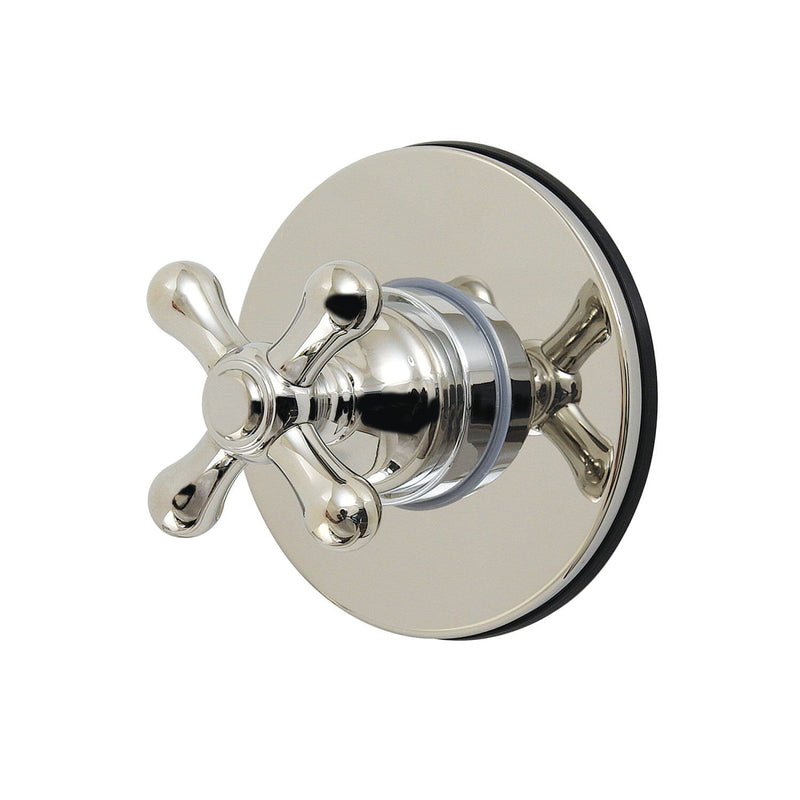 Restoration Single-Handle Six-Way Diverter Valve with Round Trim Kit