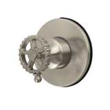 Fuller Single-Handle Six-Way Diverter Valve with Round Trim Kit