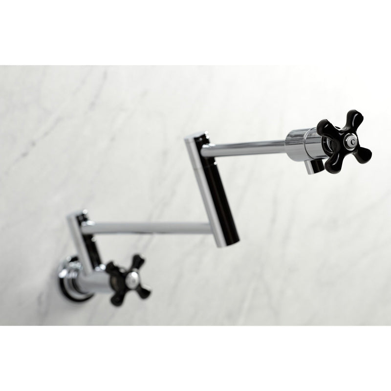 Duchess Two-Handle 1-Hole Wall Mount Pot Filler Faucet