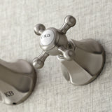 Metropolitan Double-Handle 3-Hole Wall Mount Bathroom Faucet