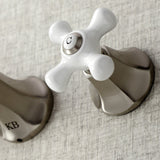 Metropolitan Double-Handle 3-Hole Wall Mount Bathroom Faucet