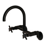 Concord Two-Handle 2-Hole Wall Mount Kitchen Faucet