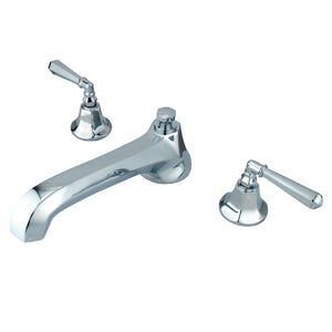 Metropolitan Two-Handle 3-Hole Deck Mount Roman Tub Faucet