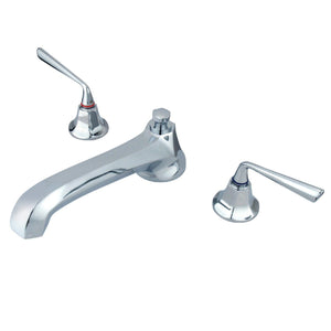 Silver Sage Two-Handle 3-Hole Deck Mount Roman Tub Faucet