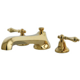 Metropolitan Two-Handle 3-Hole Deck Mount Roman Tub Faucet