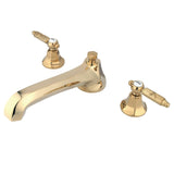 Georgian Two-Handle 3-Hole Deck Mount Roman Tub Faucet